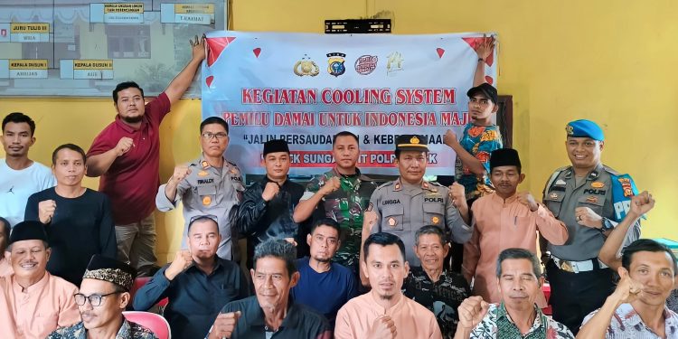 Polsek Sungai Apit Terus Laksanakan Cooling System Pemilu Damai 2024 Salah Satu nya Rutin Lakukan Hal Ini