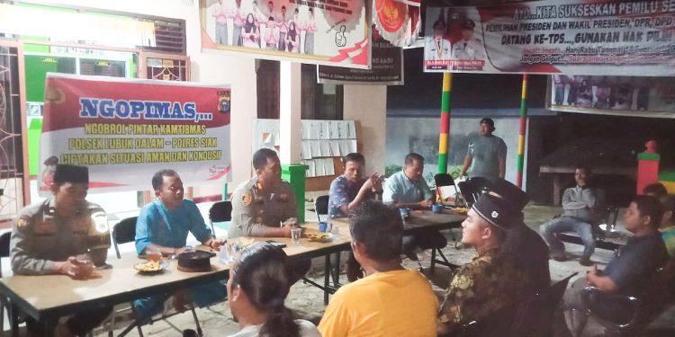 Program NgopiMas (Ngobrol Pintar Kamtibmas) Jadi Sarana Cooling System Polres Siak Dan Jajaran