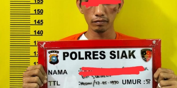 Tim Opsnal Satres Narkoba Polres Siak Amankan satu Orang Pria Diduga Pelaku Penyalahgunaan Narkotika