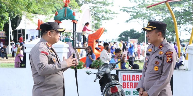 Kapolres Siak Beri Arahan Sebelum Laksanakan Pengamanan Kampanye