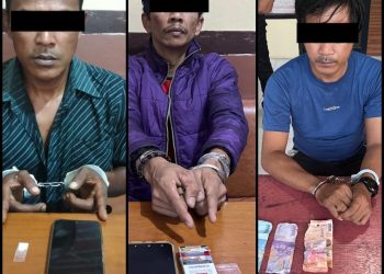 Dua Hari Beruntun, Polsek Minas Sikat Tiga Orang Pria Kurir Dan Bandar Sabu Sampai Ke Pekanbaru 