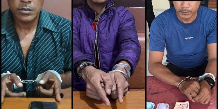 Dua Hari Beruntun, Polsek Minas Sikat Tiga Orang Pria Kurir Dan Bandar Sabu Sampai Ke Pekanbaru