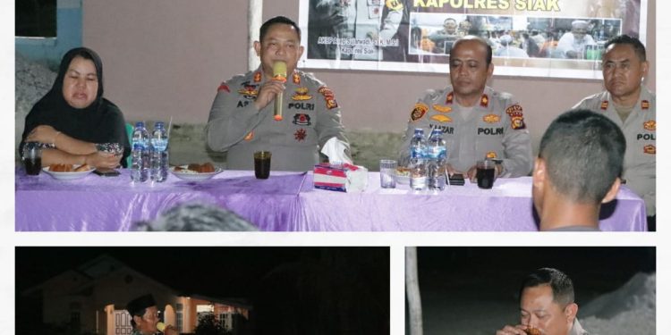 Gelar “Ngopi Mas”, Kapolres Siak AKBP Asep Sujarwadi Imbau Masayarakat Cegah Karhutla Dan Sukseskan Pilkada