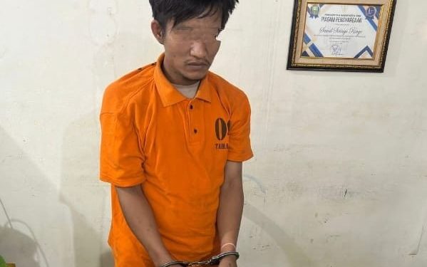 Tim Unit Reskrim Polsek Kandis Amankan Satu Orang Pria Diduga Pelaku Penyalahgunaan Narkotika