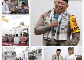Ciptakan Kamtibmas Yang Aman Dan Kondusif Sebagai Upaya Cooling System Kapolres Siak AKBP Asep sujarwadi Lakukan Subuh Keliling