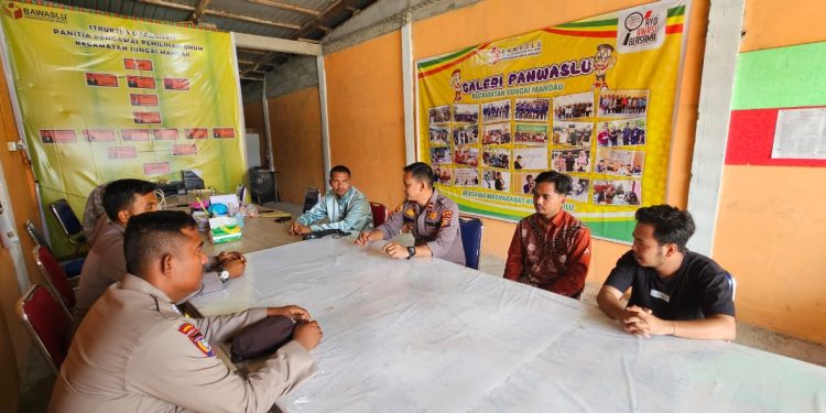 Melalui Silaturahmi Kamtibmas Polsek Sei Mandau Ciptakan Situasi yang Aman dan Kondusif Selama Pilkada 2024