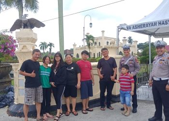 Lakukan Patroli Dan Pengamanan Saat Libur, Satlantas Polres Siak Lakukan Cooling Sistem Sampaikan Pesan Pemilu Damai