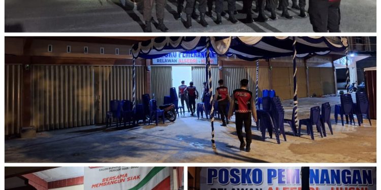 Ciptakan Situasi Aman, Sejuk Dan Damai, Satgas Preventif OMP Polres Siak Lakukan Patroli Imbau Masyarakat Jaga Kondusifitas Keamanan