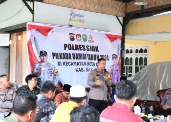 Jumat Curhat Jadi Sarana Cooling System, Kapolres Siak AKBP Asep Sujarwadi Kampanyekan Pilkada Aman, Sejuk Dan Damai 
