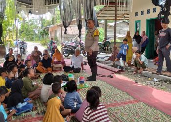 Bhabinkamtibmas Polres Siak Efektifkan DDS Sebagai Sarana Cooling System Ciptakan Pilkada Damai