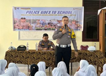 Sosialisasikan Etika Keselamatan Berlalu Lintas Dan Riau Adalah KITA, Kasat Lantas AKP Kaliman Siregar Juga Sampaikan Pesan Pilkada Damai