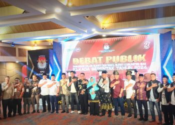 Debat Publik Calon Bupati Dan Wakil Bupati Siak Berjalan Aman Dan Kondusif, KPU Ucapkan Terimakasih