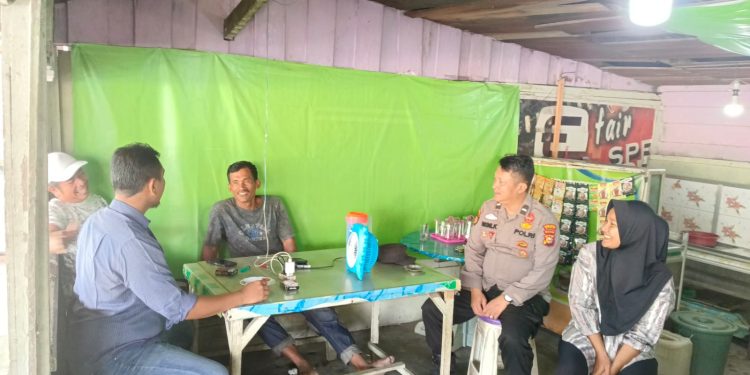 Polsek Minas Gelar Cooling System, Ajak Warga Di Minas Jaya Dukung Pilkada Damai