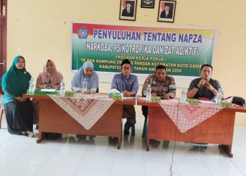 Sosialisasi Dan Penyuluhan Narkoba Di SMPN 2 Koto Gasib, Cipta Generasi Emas Bebas Dari Narkoba