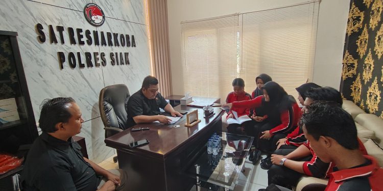 Satres Narkoba Polres Siak Kembali Gelar Kegiatan Penyuluhan Bahaya Penyalahgunaan Narkoba Kepada Pelajar