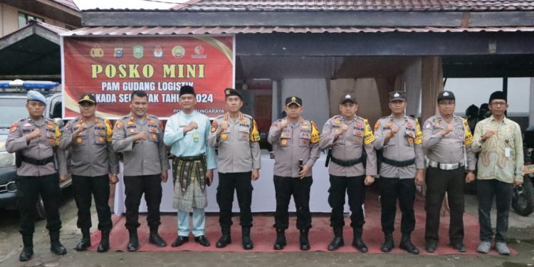 Pastikan Rapat Pleno Pilkada Berjalan Aman, Pamatwil Dan Kapolres Siak Lakukan Peninjauan Di Beberapa Kecamatan