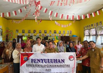 Polsek Minas Gelar Seminar Edukasi Bahaya Narkoba Di SDN 09 Minas Barat