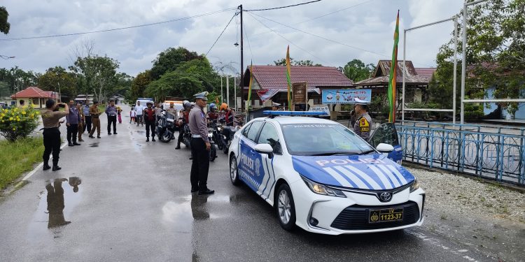 Dukung Kelancaran Pelaksanaan Event TDS 2024 Satlantas Polres Siak Siapkan Skema Rekayasa Lalu Lintas