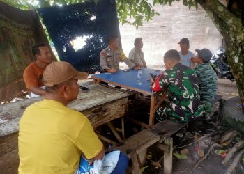 Cooling System Usai Pilkada 2024, Personil Polsek Kandis Sambangi Masyarakat