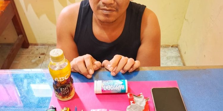 Polsek Lubuk Dalam Ungkap Kasus Pengedaran Narkoba, Amankan Pelaku Dan Barang Bukti Di Perkebunan Kelapa Sawit