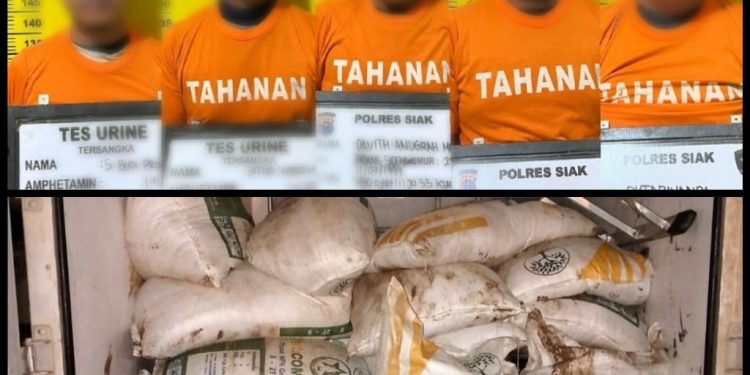 Polsek Minas Ungkap Kasus Penggelapan Pupuk Milik PT. Arara Abadi