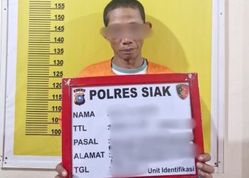 Polres Siak Ungkap Kasus Narkotika Jenis Shabu, Amankan Dua Tersangka Dengan 2,43 Gram Sabu Di Desa Pinang Sebatang Kecamatan Tualang