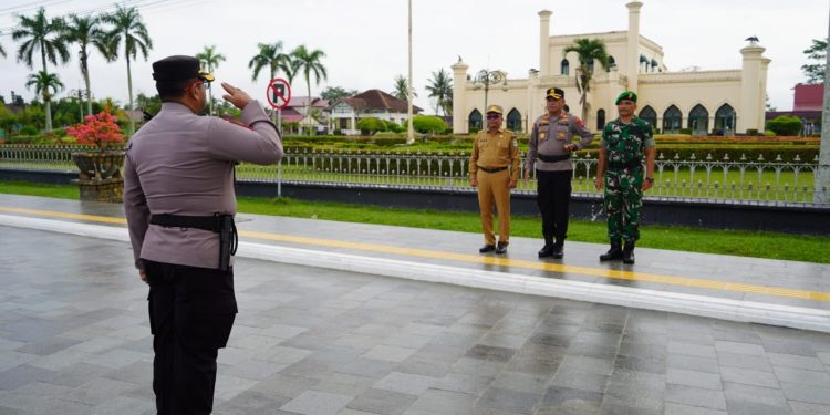 Apel Dan Patroll Skala Besar Dalam Rangka Harkamtibmas Di Kabupaten Siak