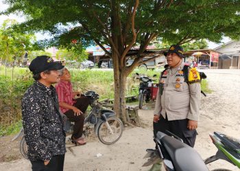 Lewat Cooling System Bhabinkamtibmas Berikan Himbauan Kamtibmas