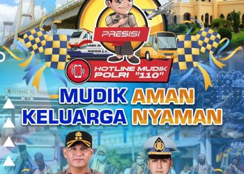 SatLantas Polres Siak Sosialisasi Hotline Mudik Polri 110: "Mudik Aman, Keluarga Nyaman
