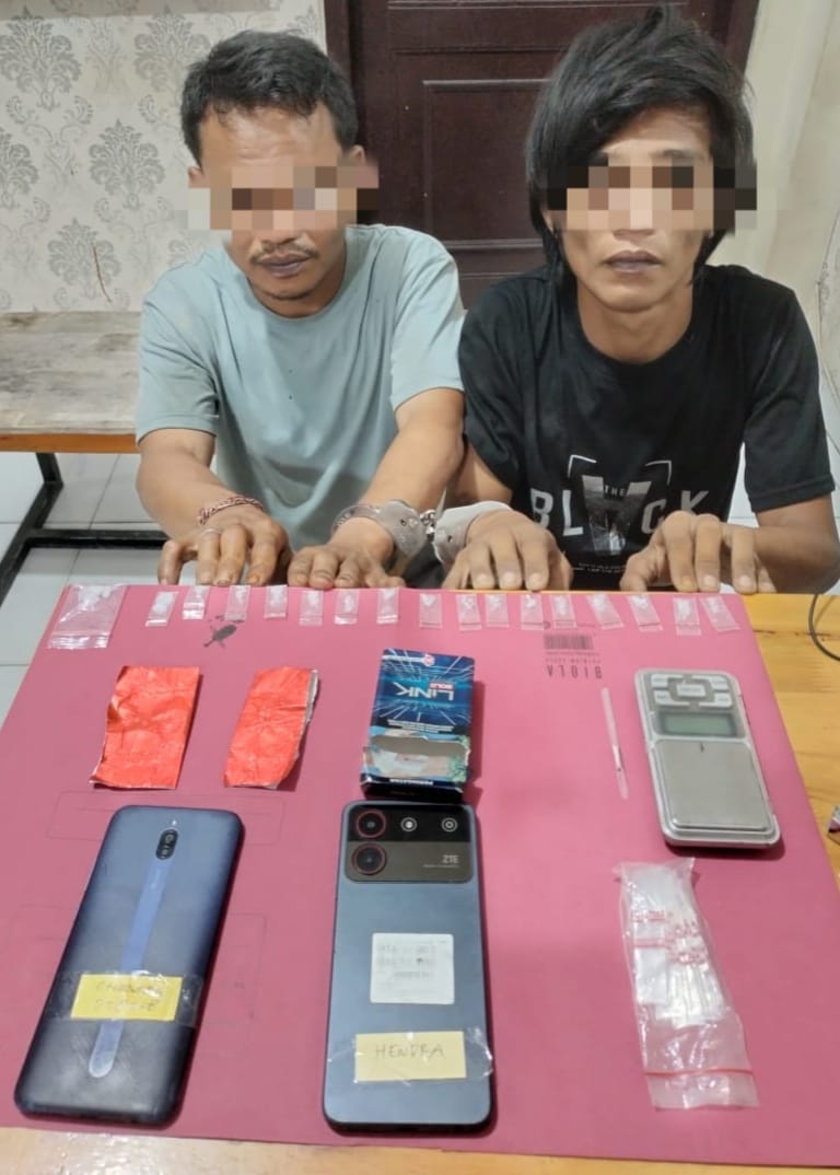 Polres Siak Ungkap Kasus Narkotika Jenis Shabu, Amankan Dua Tersangka Dan Barang Bukti 3,76 Gram