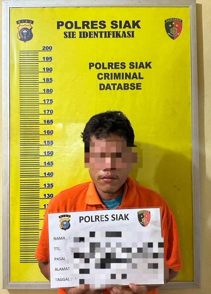 Siak Kembali Diguncang Kasus Pencabulan Anak Di Bawah Umur, Kali Ini Bapak Tiri Jadi Tersangka