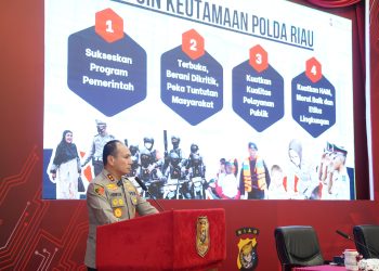 Press Release Commander Wish Kapolda Riau