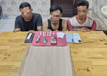 Tiga Pelaku Kasus Narkotika Jenis Daun Ganja Diciduk Oleh Sat Narkoba Polres Siak