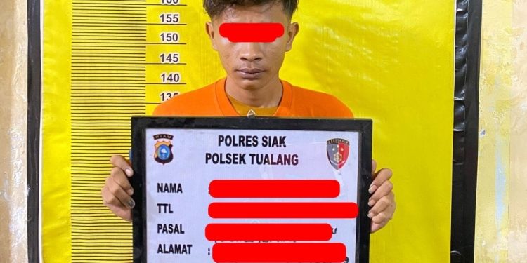Polsek Tualang Tangkap Pelaku Tindak Pidana Persetubuhan Terhadap Anak Di Bawah Umur Di Wisma Mitra