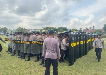Polda Riau Latihan Taktis Hadapi May Day 2025 Fokus Pada Pendekatan Humanis 