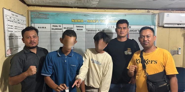 Polsek Kandis Tangkap Dua Pengedar Narkoba, Sita Sabu Seberat 3,72 Gram