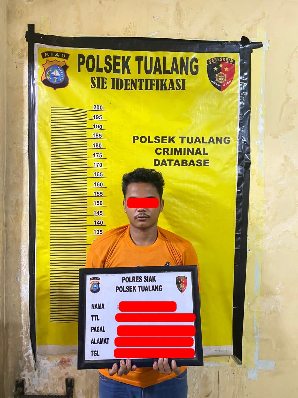 Pengedar Sabu Di Perawang Diringkus, Polsek Tualang Sita Alat Hisap Dan Sepeda Motor Tanpa Nopol