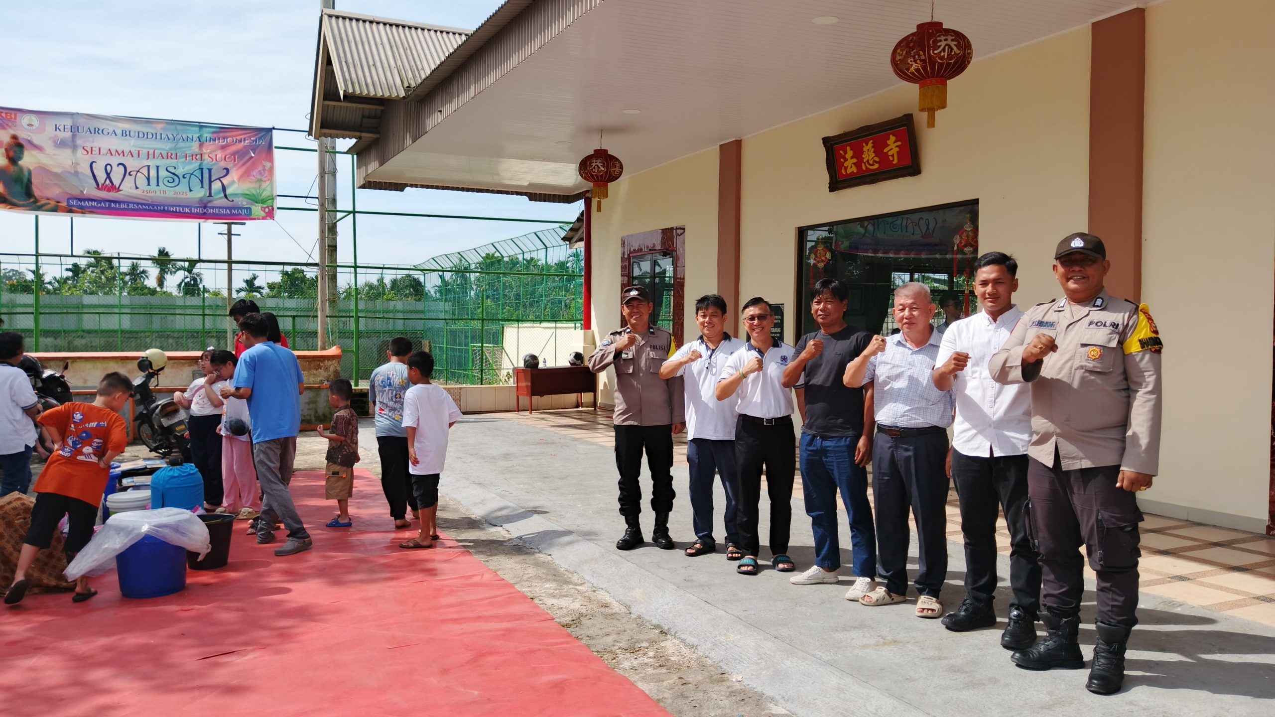 Polsek Tualang Siaga Di Hari Waisak: Patroli Ditingkatkan, Masyarakat Diimbau Jaga Kamtibmas