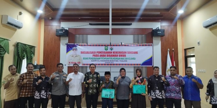 Sosialisasi Pencegahan Kekerasan Seksual pada Anak Digelar Di Kampung Perawang Barat, Dihadiri Berbagai Pihak Terkait