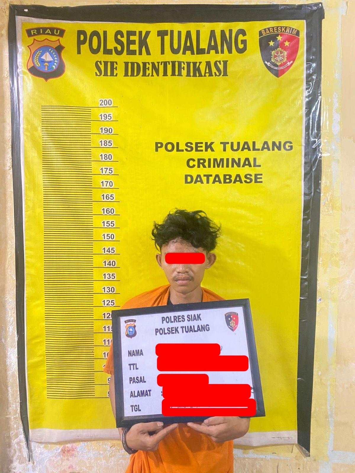 Polsek Tualang Ungkap Pelaku Pembobol TK Negeri Pembina, Dua Pelaku Ditangkap Dan Satu Pelaku Buron