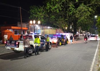 Cegah Tindak Kriminal Dan Balap Liar, Polsek Tualang Tingkatkan Patroli Tengah Malam Di Titik Rawan Tindak Pidana