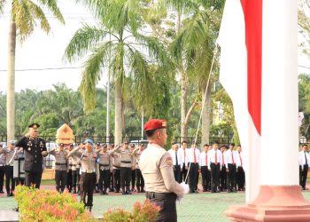 Kapolres Siak Pimpin Upacara Hari Lahir Pancasila, Tegaskan Komitmen Perkuat Ideologi Bangsa