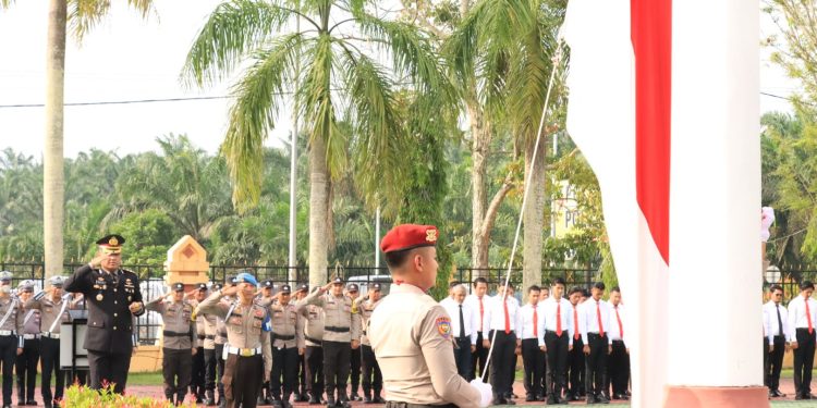 Kapolres Siak Pimpin Upacara Hari Lahir Pancasila, Tegaskan Komitmen Perkuat Ideologi Bangsa