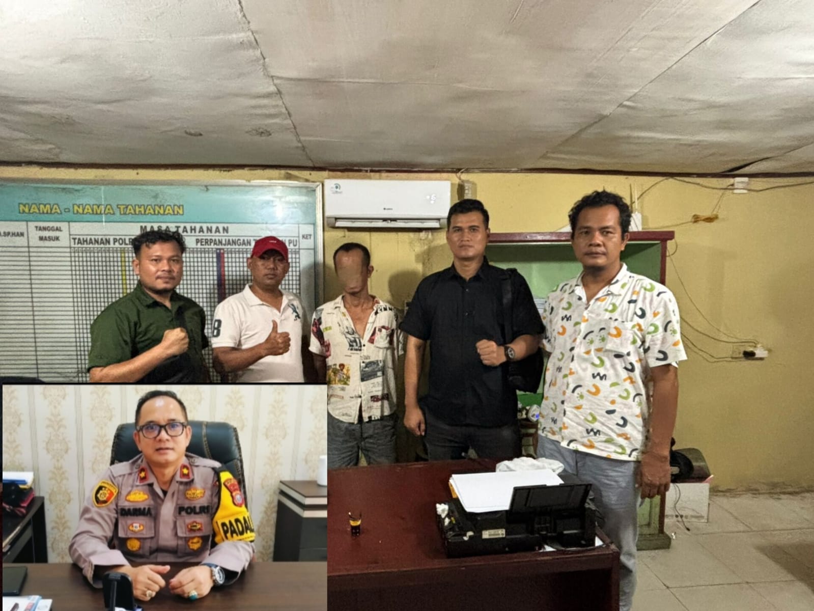 Kurang Dari 24 Jam, Pelaku Penikaman Dengan Pecahan Kaca Berhasil Ditangkap Di Kecamatan Tapung Hilir  Kampar 