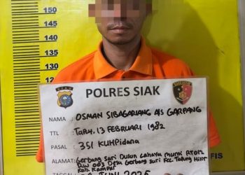 Kurang Dari 24 Jam, Pelaku Penikaman Dengan Pecahan Kaca Berhasil Ditangkap Di Kecamatan Tapung Hilir  Kampar 