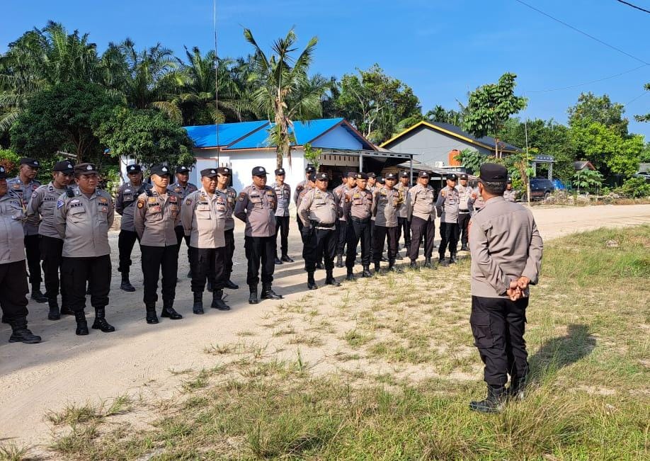 Polres Siak Tetapkan 6 Tersangka Dalam Kasus Kerusuhan Di PT. SSL Desa Tumang