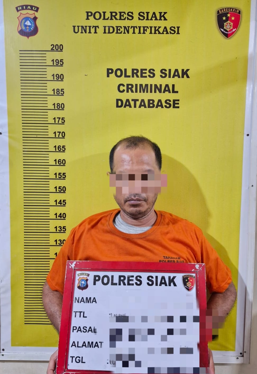 SatNarkoba Polres Siak Bekuk Bandar Shabu, Amankan 15,45 Gram Dan Ekstasi Di Mempura