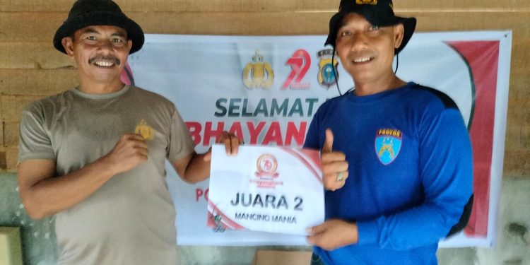 Polsek Tualang Gelar Lomba “Mancing Mania” Sambut Hari Bhayangkara Ke-79