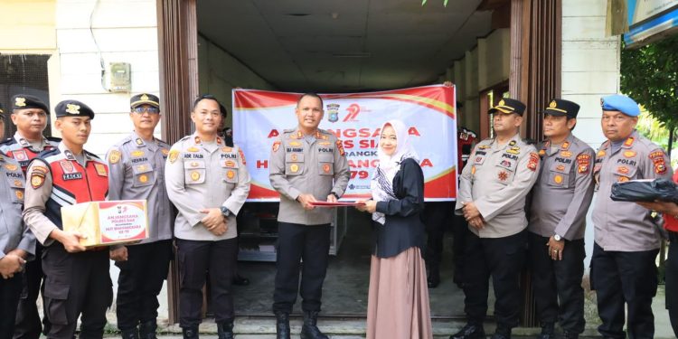 Polres Siak Gelar Anjang Sana Penuh Kepedulian Dalam Rangka HUT Bhayangkara Ke-79