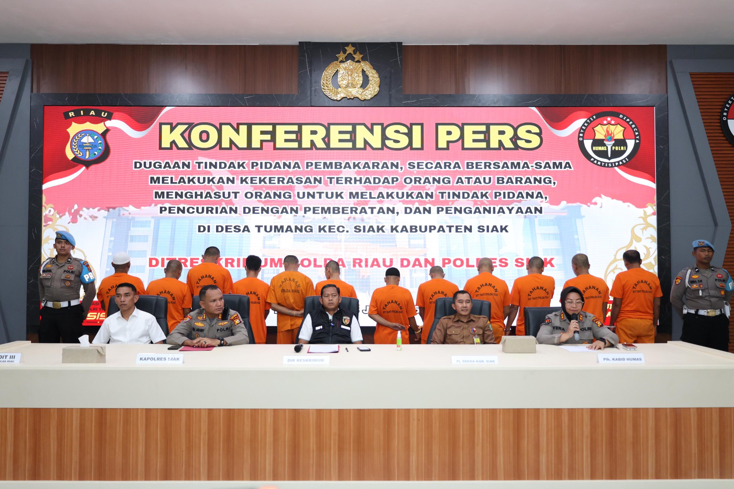 Polda Riau Tetapkan 13 Tersangka Terkait Kerusuhan di PT. SSL Siak